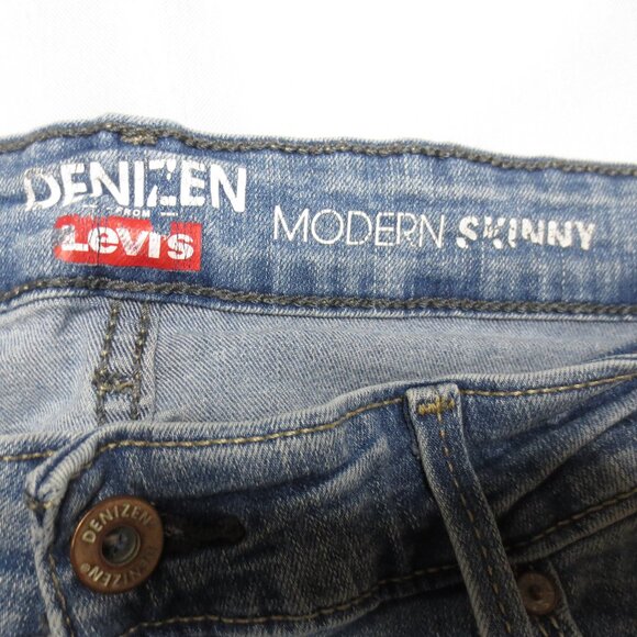 LEVI’S DENIZEN womens JEANS blue DENIM modern SKINNY SIZE 12M 31X29 - Picture 5 of 13